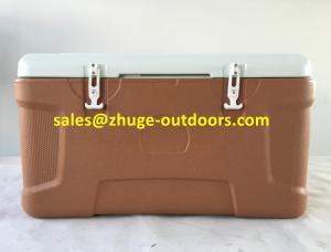 Quality Thermal 100 Liter PU Insulation Blue Plastic Ice Cooler Box wholesale