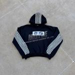 Striped Designer Dirty Streetwear Tracksuit Baggy Cargo Sweatpants And Hoodie