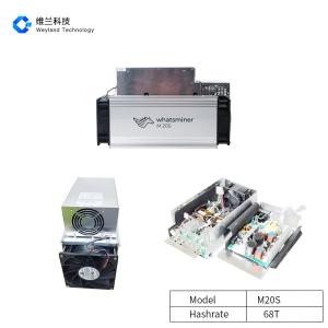 Quality Bitcoin Whatsminer M20s 48w 68TH/S 3264W Low Power Consumption wholesale