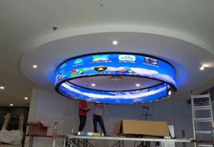 Quality P3mm Flexible Curved LED Display IP65 Waterproof 3840Hz High Refresh Rate wholesale
