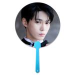 17x17cm Flip 3D Lenticular Hand Fan Korea Star For Kpop Idol