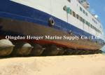 Heavy Moving Marine Rubber Airbag / Boat Inflatable Gasbag For Shipyards