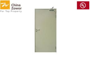 Quality Grey Color Double Leaf RH Steel Fire Rated Access Door /90 min Fire Rating/ 55mm Thick wholesale