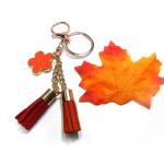 Yellow Small Tassel Keychain