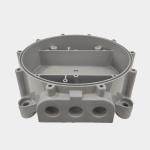 ADC12 aluminum die casting street light housing die cast service