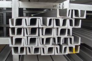 China Cold Rolled Stainless Steel / SS U Channel A554 304 304L For Construction on sale