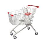 125L European Metal Shopping Trolley Supermarket Shopping Basket Trolley OEM ODM