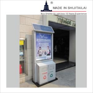 Quality Signage H2500mm 6pcs Poster Dustbin Advertising wholesale