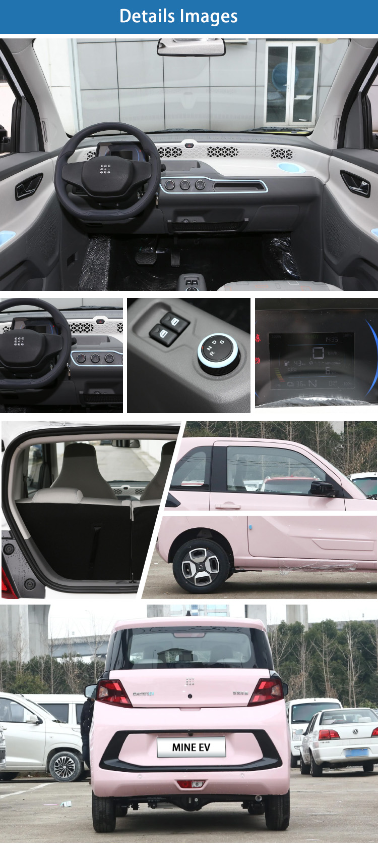 China New Energy Vehicles Pure Cars Dongfeng EV Mini Electric Car