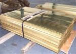 0.01mm~200mm Metal Brass Sheet Polished Surface For Decoration 1/2H CuZn40