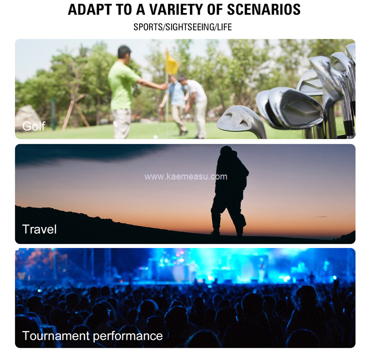 Kaemeasu 1500m Optical Telescope Golf Rangefinder USB Charging 95% Transmittance H1500H