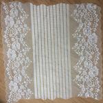 36cm wide 2017 New Fashion Lace Border/ underwear cotton lace edge in Ivory and