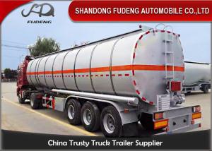 Quality 42000 L fuel tanker semi truck trailer for diesel oil delivery with insulating layer wholesale