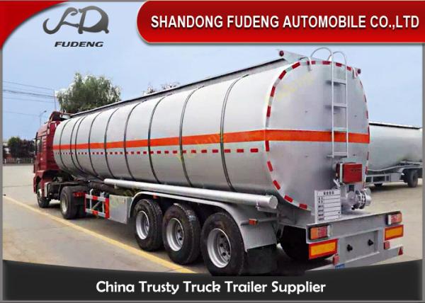 42000 L fuel tanker semi truck trailer for diesel oil delivery with insulating