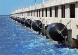 Quality Marine Solid EVA Foam Filled Fender Floating Dock Cylindrical Rubber Fender wholesale