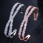 Various Shaped Bracelet Geometric Bezel Cubic Zirconia AAAA CZ Tennis Bracelet
