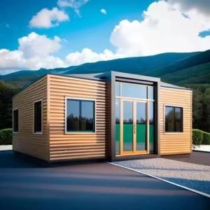 Quality Double Wing Steel Structure Fireproof Container House 2 Bedroom Expandable wholesale