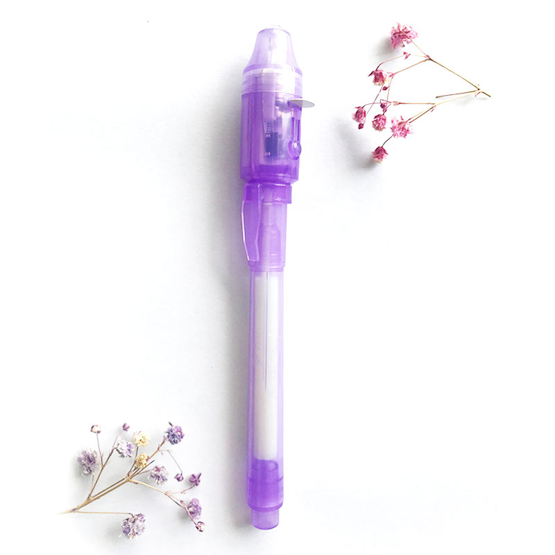 Ballpoint Pen Creative Spy Secret Message Writing Tool 2 In 1 Invisible Ink Pen Magic