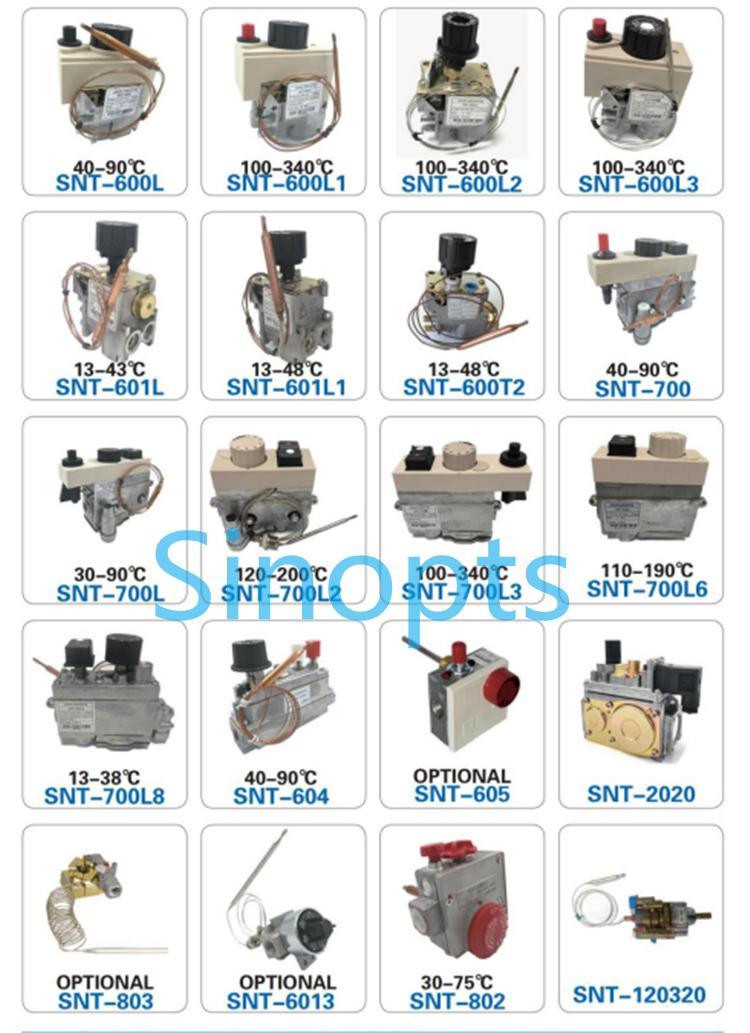13-48 Degree Thermostatic Gas Valve Combination Control Valve