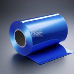 75uM Opaque Blue MOPP Silicone Release Film Width 1300mm