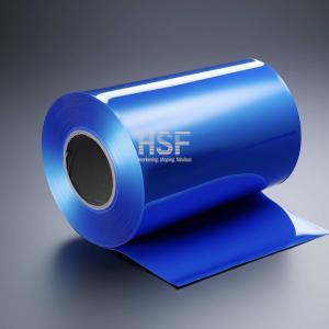 Quality 75uM Opaque Blue MOPP Silicone Release Film Width 1300mm wholesale