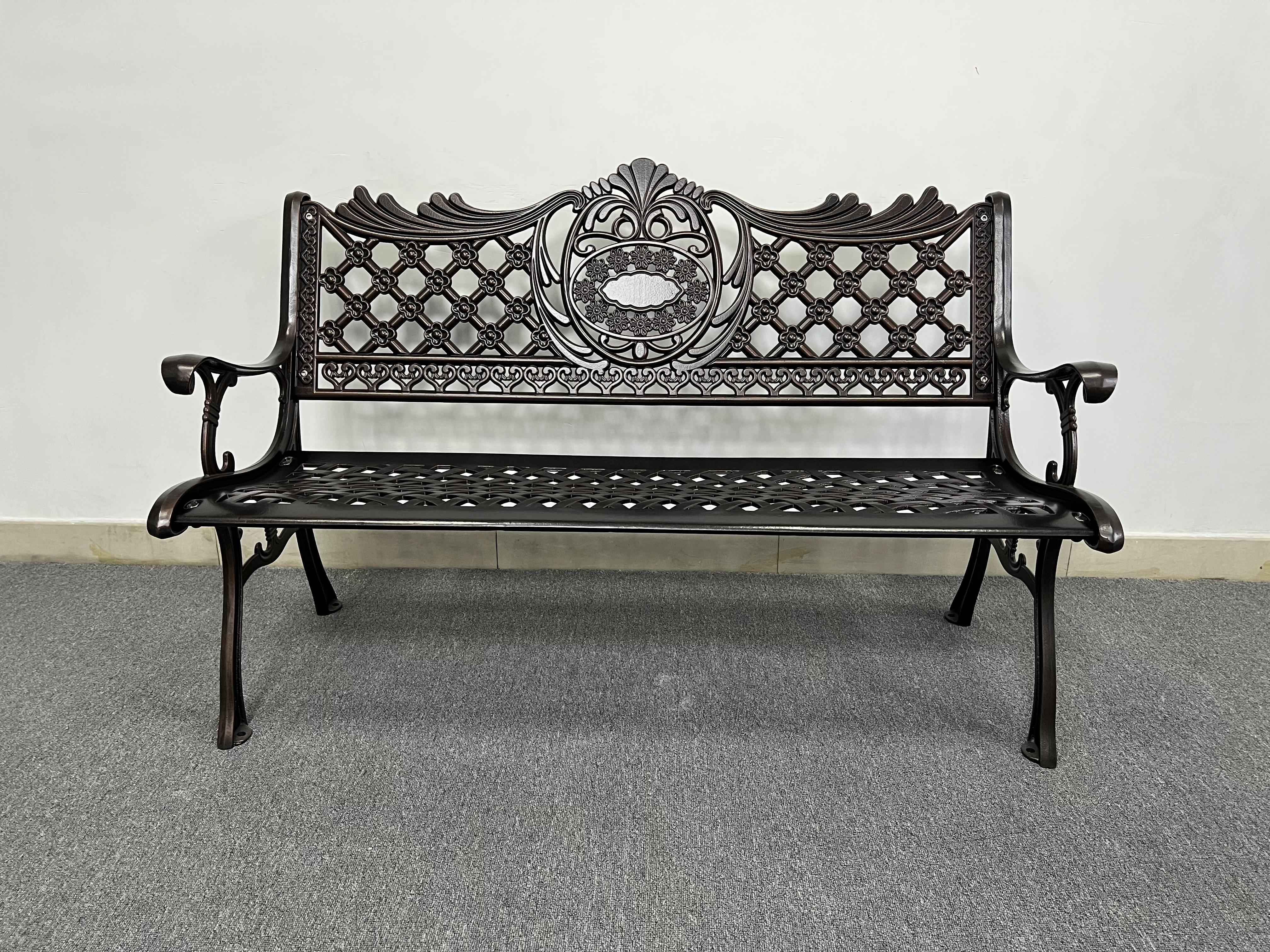 Customized Swimming Pool Bench Outdoor Benches With Armrest And Backrest