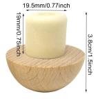 Non Spill T Shape Wooden Bar Top Cap Wine Cork Bottle Stopper from Wooden Bar