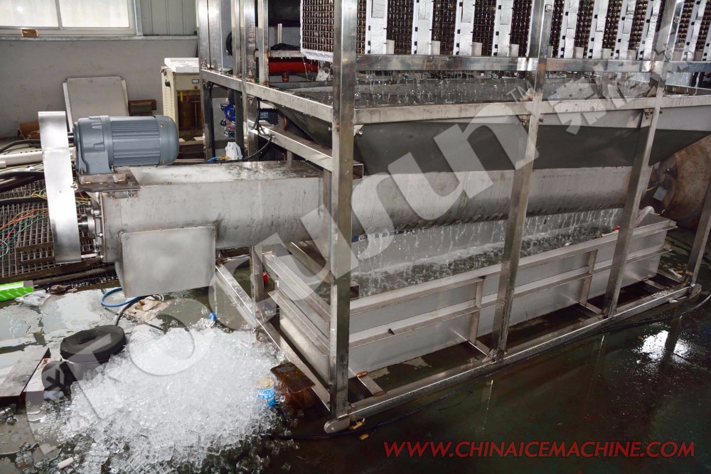 1 Ton Cube Ice Machine For Cold Drinks Edible Ice Customized