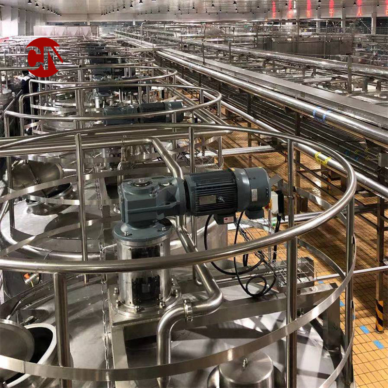 Ice Cream Production Line Machine Cooling Storage Tank Milk Storage Stainless Steel Tanks 500L Aging Tank