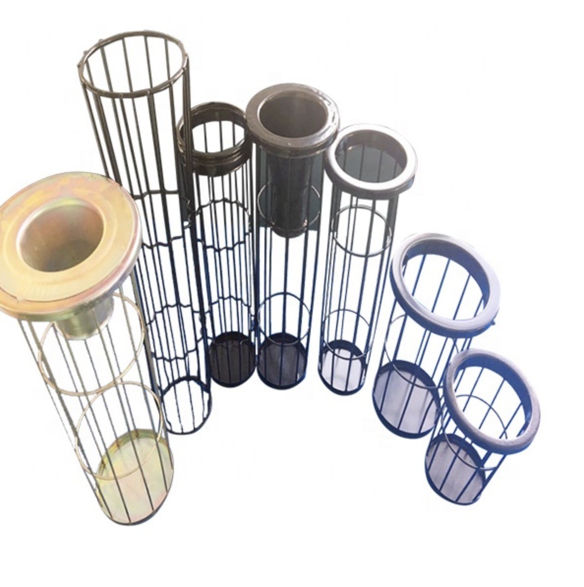 Spring Dust Collector Filter Cages Anti corrosion For Garbage Incinerator