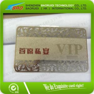 Quality gold plated metal vip business cards wholesale