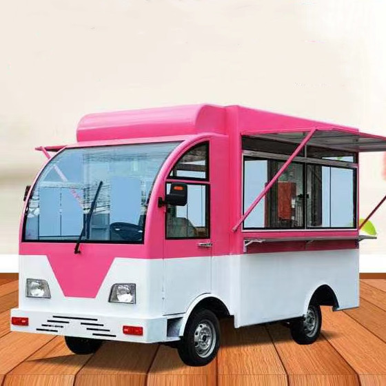 Beverage Coffee Van for Flour Mill Application Design Electric Tricycle Ape Food Truck