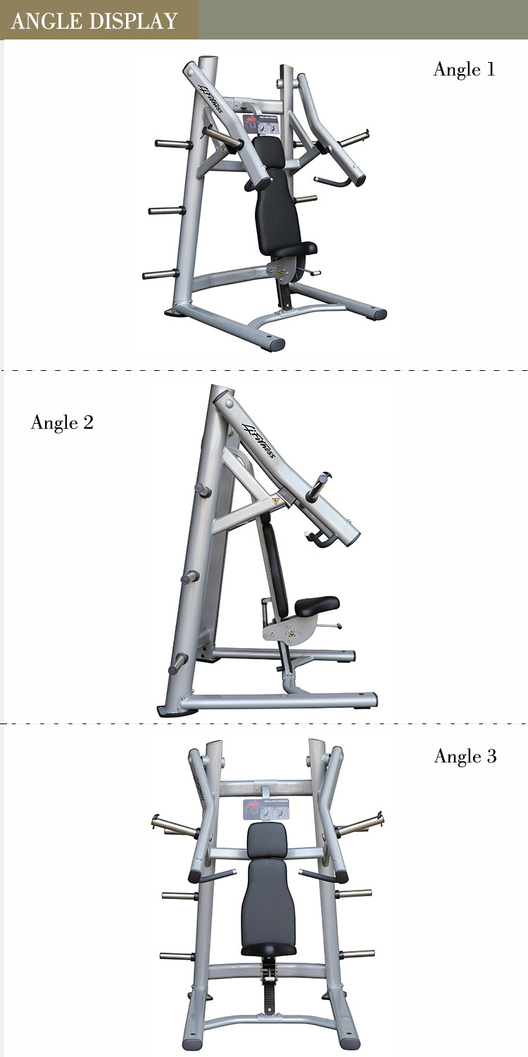 Incline Hammer Exercise Chest Press Machine / Commercial Strength Bodybuilding Gym Equipment