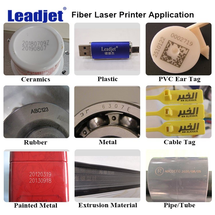 20W 30W 50W Fiber Laser Marking Machine Flying Type For Material Industrial