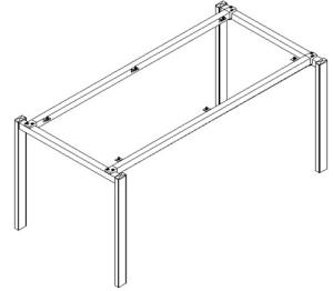 Quality coffee table metal frame wholesale