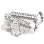 Stainless Steel Right Hand Self Tapping Screws Zinc Plated Finish