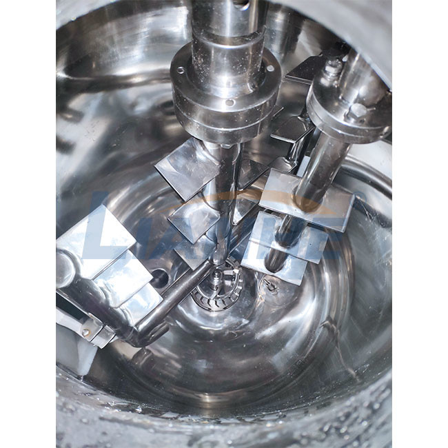100L Stainless Steel Vacuum Emulsifier Mixer Fixed Cover Emulsifier for Cream