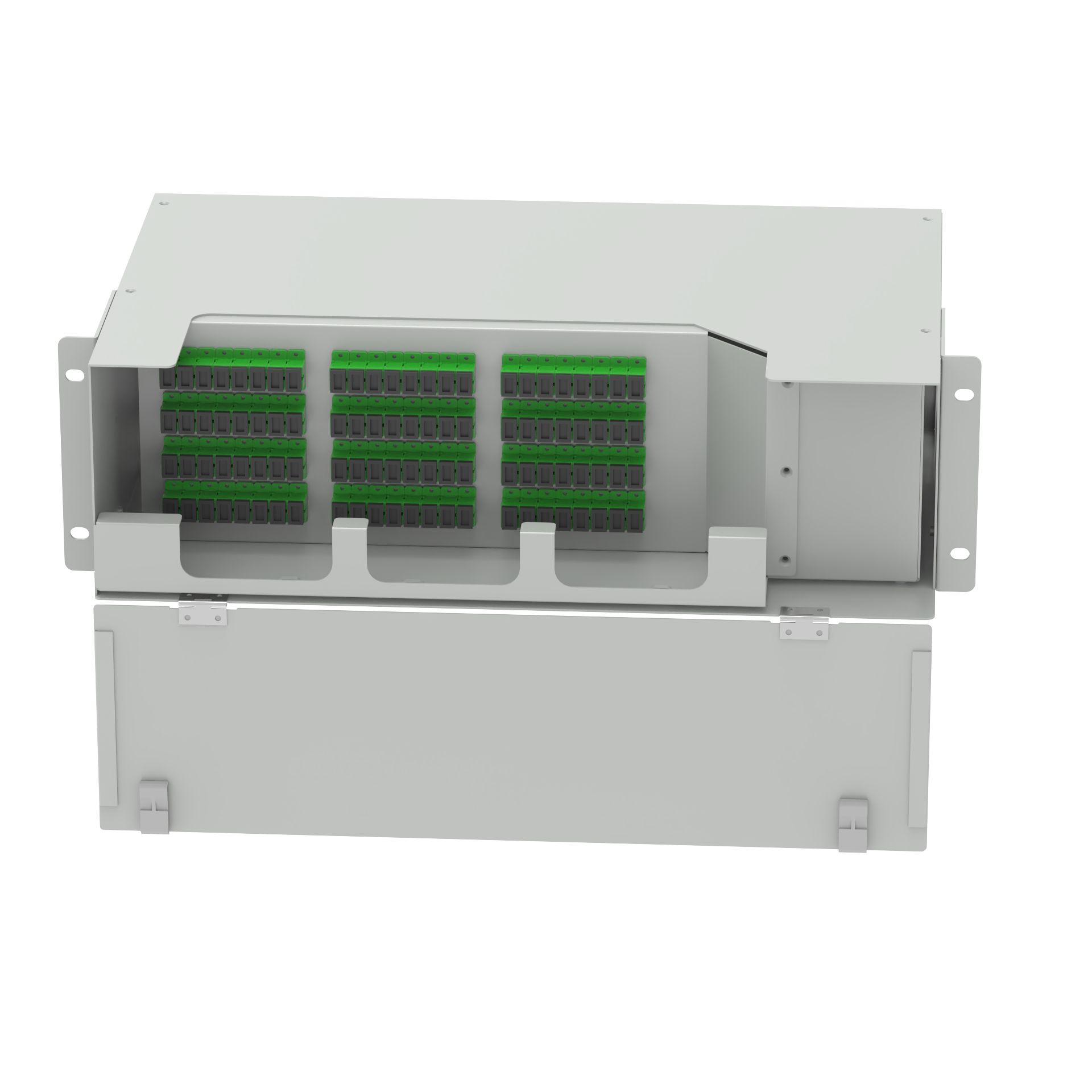 Direct 96 Cores SC APC Type Swing Patch Panel for Network FTTH Projects 5 ODN Network