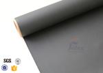 1000mm Width Thermal Insulation Materials 0.5MM Black PU Coated Fiberglass