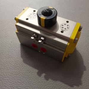 Quality aluminum alloy grey body with yellow caps pneumatic actuator wholesale