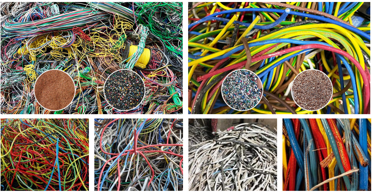 Automatic Recycling Scrap Cable Wire Recycling Plant Copper Granulator Machine Copper Separator Machine Price