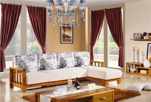 Quality modern solid wood section sofa furniture wholesale