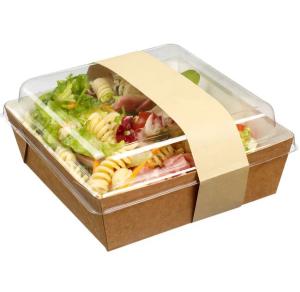 Quality salad hamburger food grade take away food packing boxes wholesale