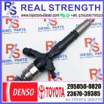 23670-30380 TOYOTA Fuel Injector 295050-0820 For Toyota Dyna 1KD-FTV D-4D Dutro
