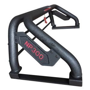 Quality Standard Size Navara NP300 Modifications 4x4 Black Steel Roll Bar wholesale