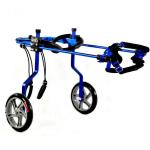 OEM ODM Stainless Steel Adjustable Pet Dog Wheelchair For Handicapped Hind Legs