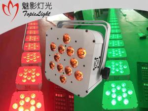 Quality 12 X 18 Watt LED Par Light / Wireless DMX LED Lights With Flicker Free Battery Light wholesale