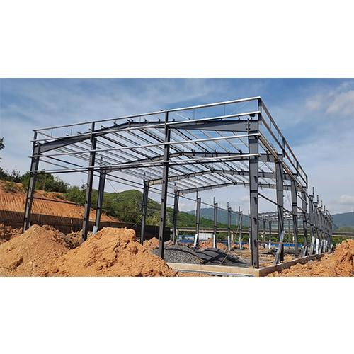 Cheap Pre Fabricated Steel Structure Construction , Industrial Metal Structure Fabrication for sale