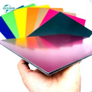 Quality Aluminum Material High Gloss Aluminum Composite Panel With 3/4/5mm Thickness wholesale