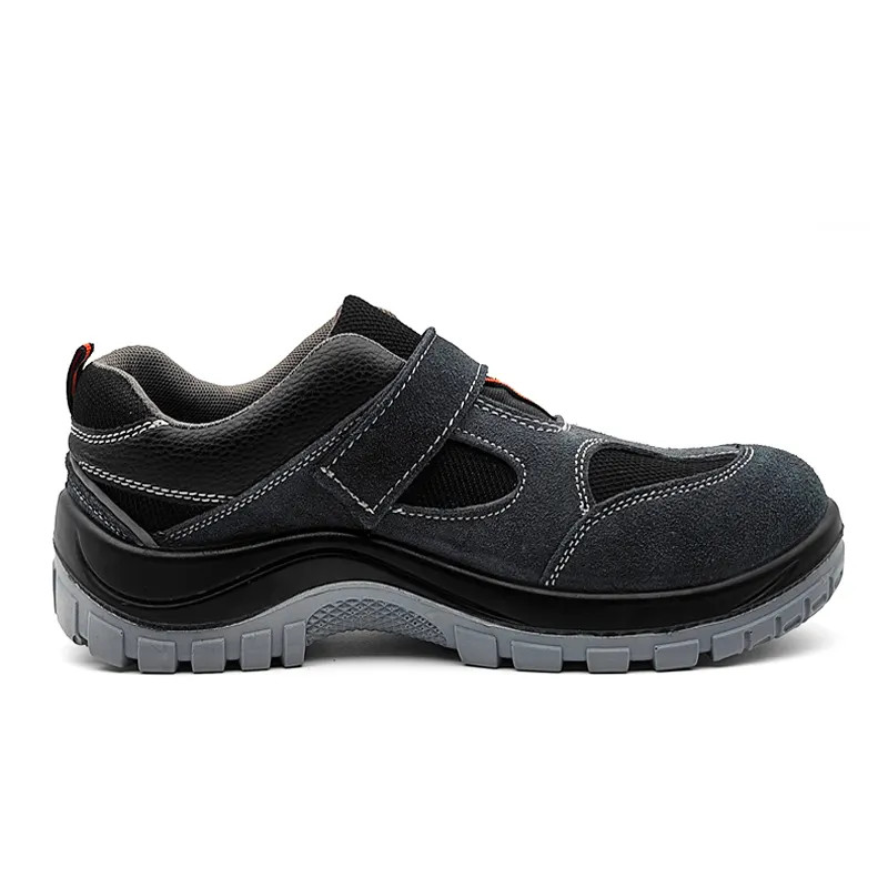 Casual Construction Safety Shoes Suede Leather Miller Steel Shoes